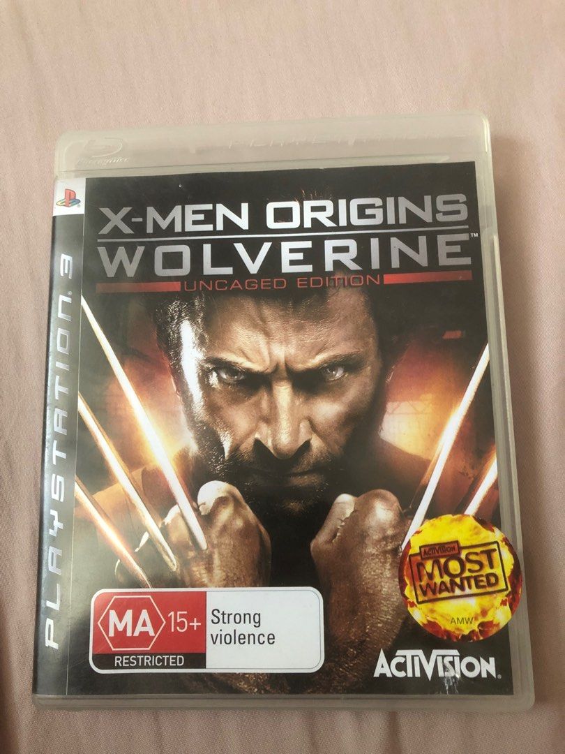 X-Men Origins Wolverine Uncaged Edition PS3 Games, Video Gaming, Video  Games, PlayStation on Carousell