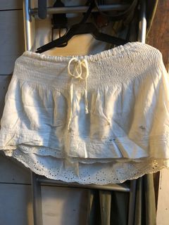 y2k cottagecore abercrombie mini skirt