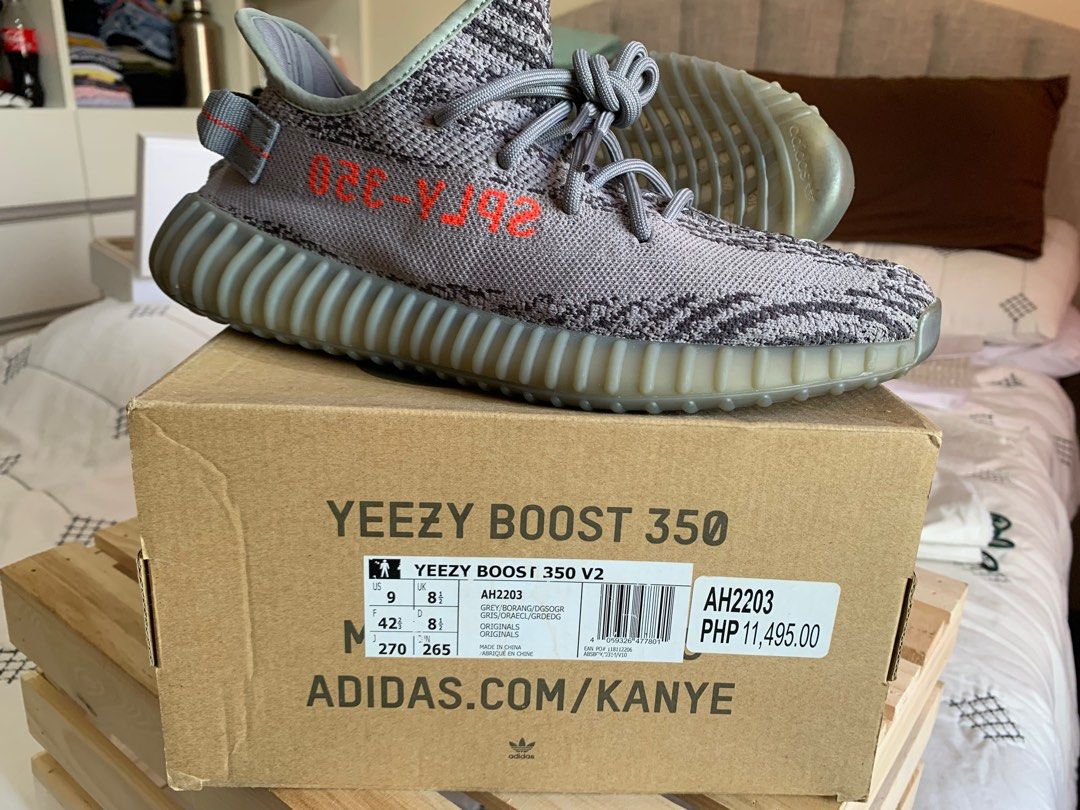 Yeezy boost 350 2025 v2 grey borang