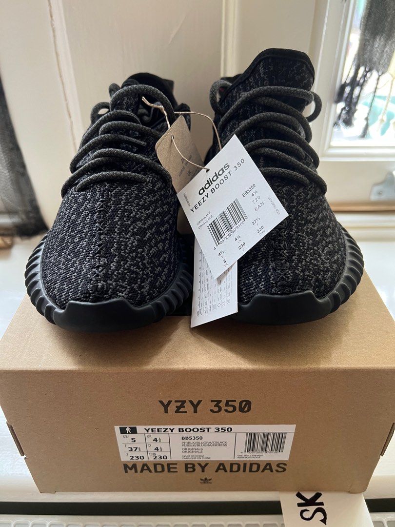 Yeezy Boost 350 Pirate Black UK4 UK4.5 Women s Fashion
