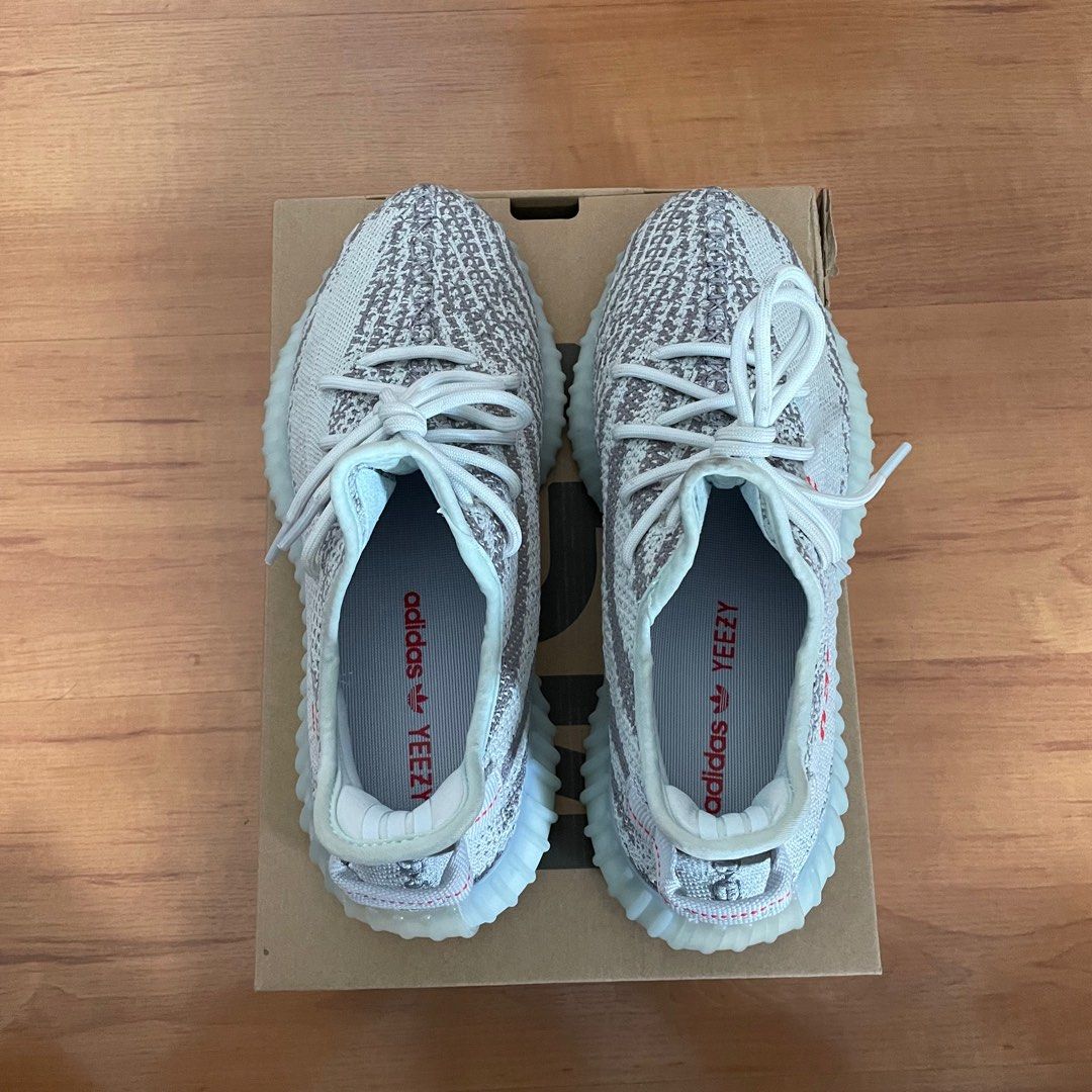 Yeezy Boost 350v2 Blue Tint Men s Fashion Footwear Sneakers on