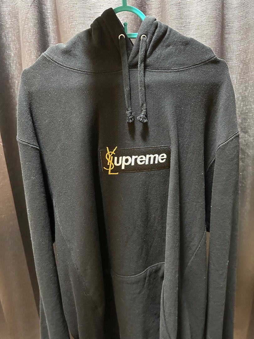 Supreme ysl hoodie hotsell
