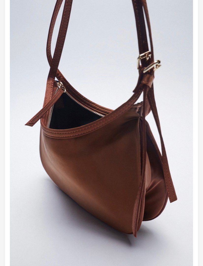 Zara satiny shoulder 2025 bag
