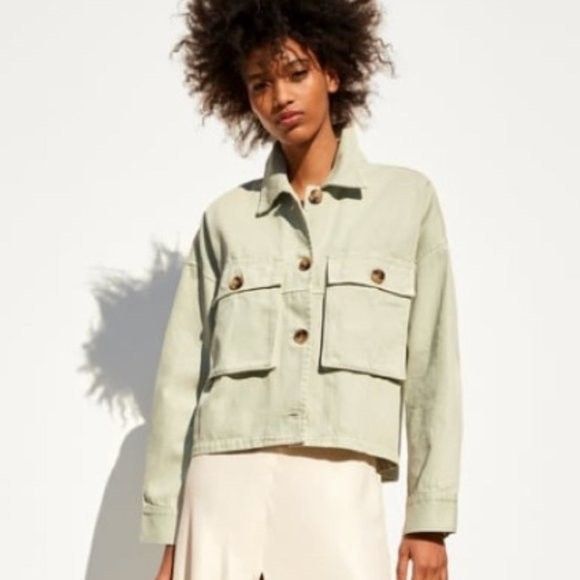 Zara Mint Green Jacket