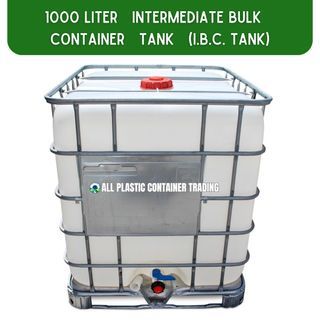 1000 liter Intermediate Bulk Container Tank (IBC Tank) HDPE Plastic Tank with Steel Cage and Pallet