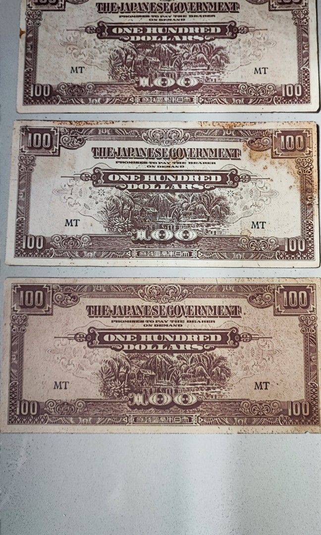 $100 Japanese Notes, Hobbies & Toys, Collectibles & Memorabilia ...