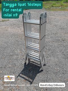 16step foldable ladder tangga for rental