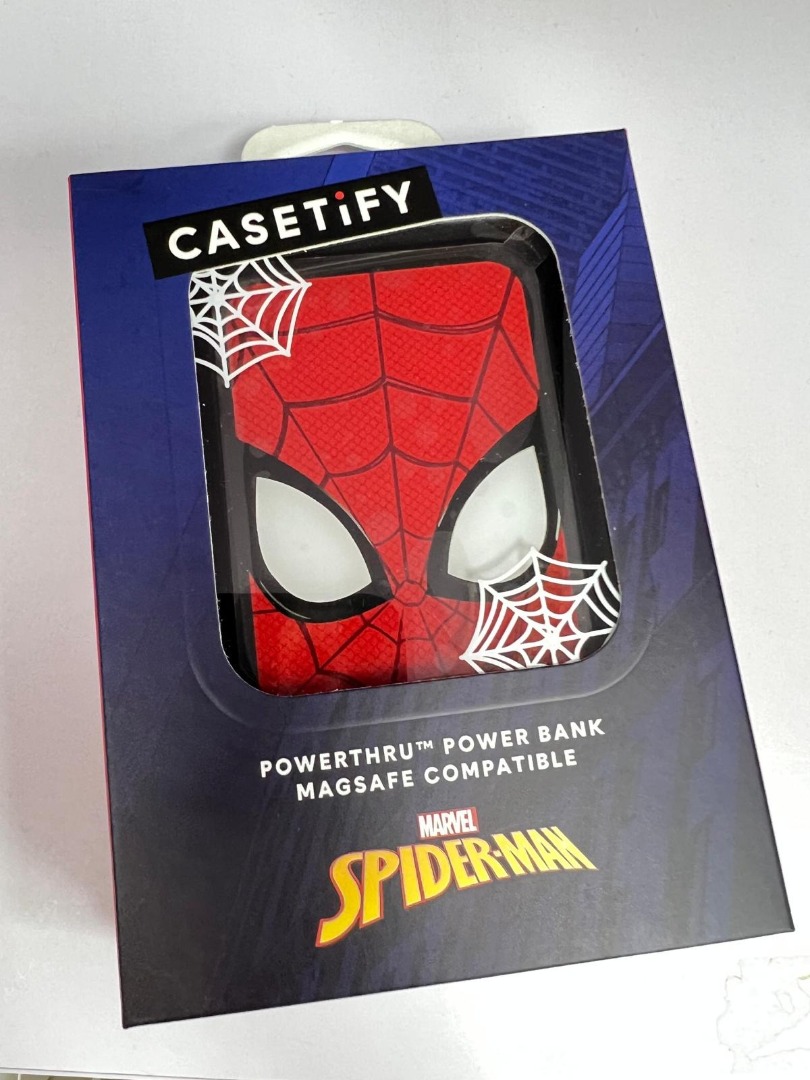 現貨🕷1800+好評🕸 Casetify x SpiderMan 蜘蛛俠尿袋充電器代購