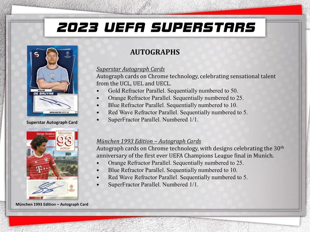 2022/23 Topps UEFA Superstars Soccer 9-Pack Blaster Box