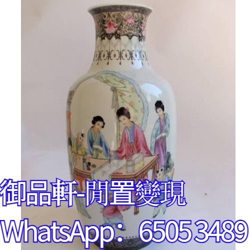 中国明代花瓶年代品古董-