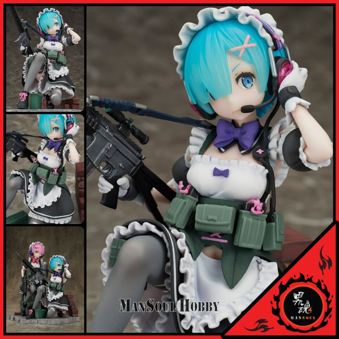 日版質保] 雷姆武裝軍隊FuRyu Re:ZERO Rem 1/7 Figure, 興趣及遊戲