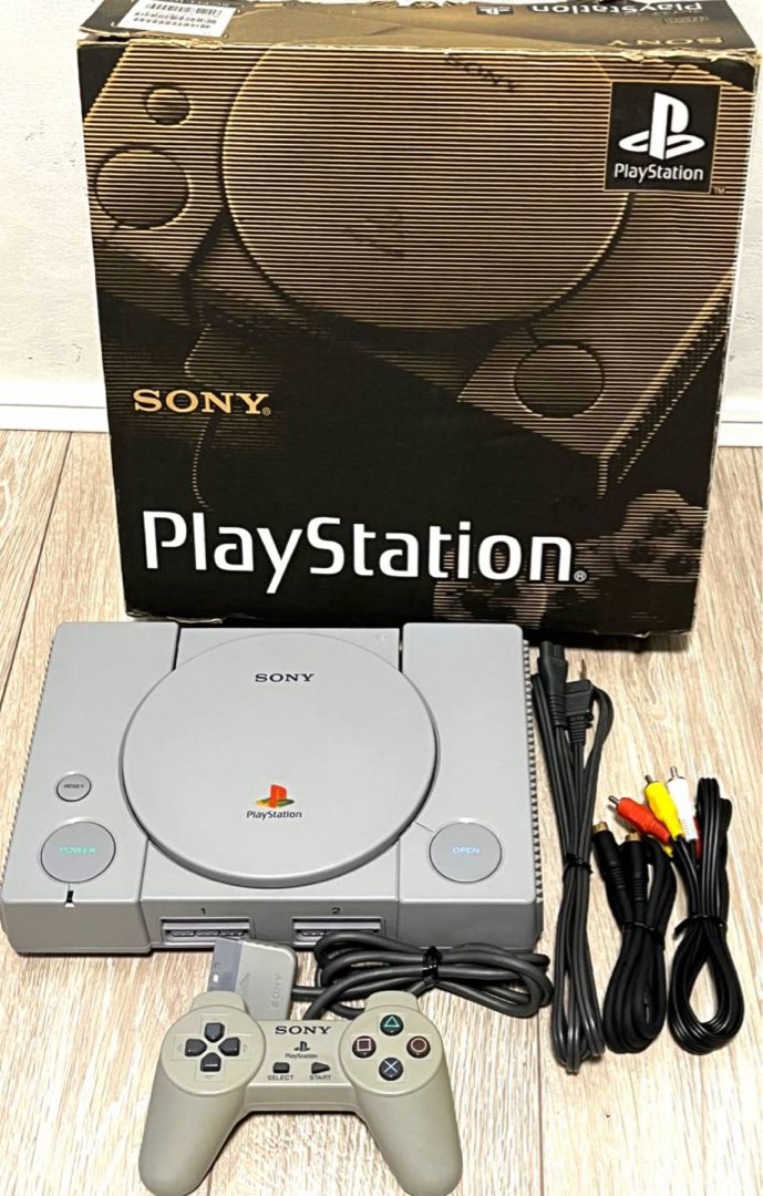 激罕日版Sony Playstation PS1 SCPH-1000 元祖初代主機套裝原裝無 