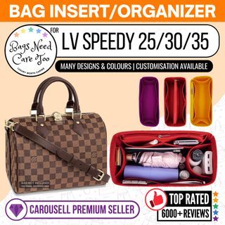 Bag Organizer for LV Speedy 25 - Premium Felt (Handmade/20 Colors)
