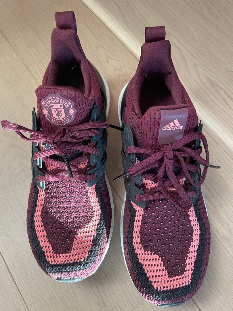 Manchester United Ultra Boost Maroon ADIDAS ULTRABOOST BURGUNDY "WOOL PACK"  REVIEW