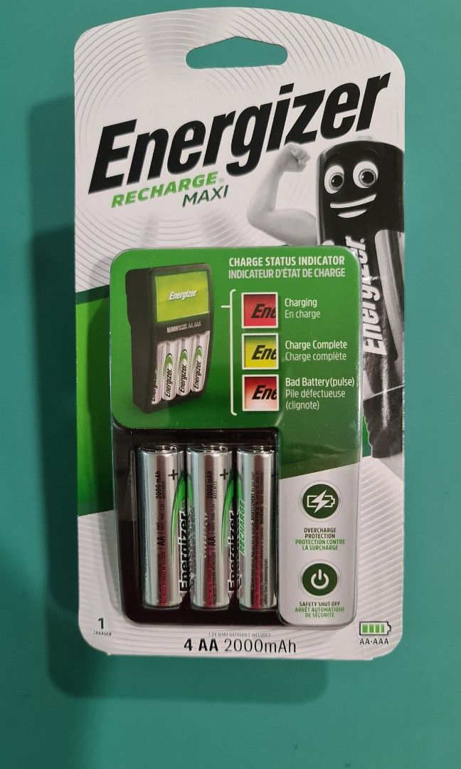 AA Rechargeable Batteries complete with Charger, Photography