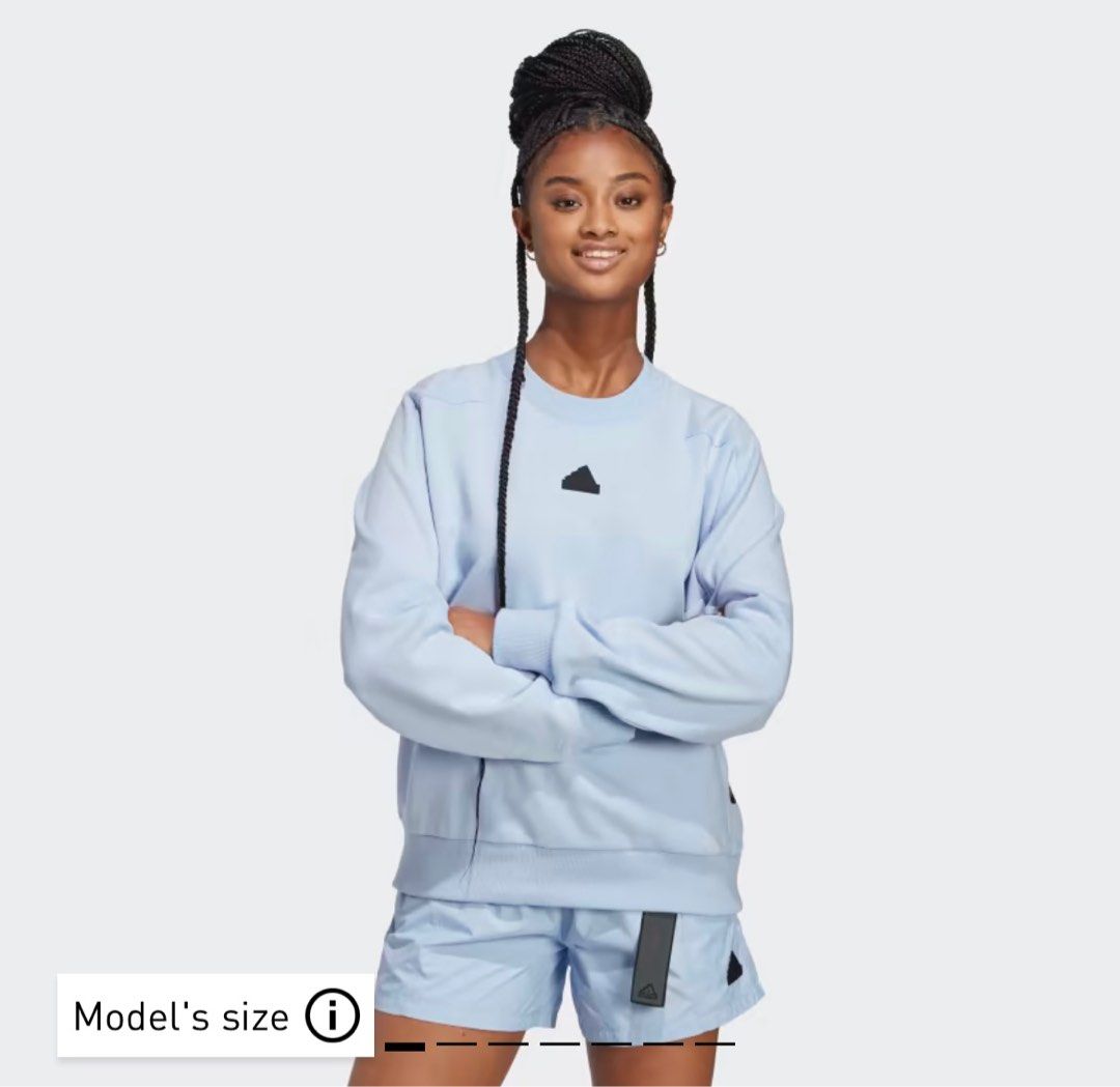 Adidas CITY ESCAPE LOOSE CREW SWEATSHIRT Women s Fashion Coats
