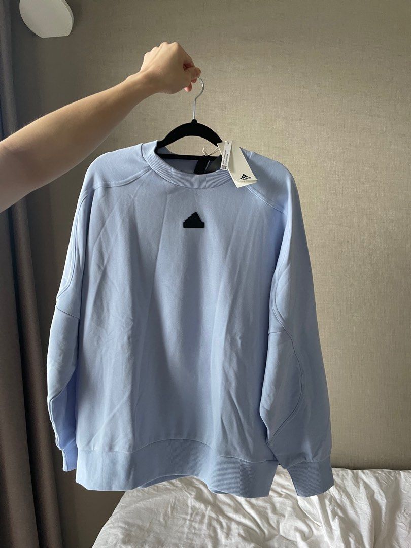 Adidas city sweatshirt in grey and black top