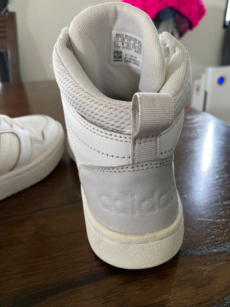 Adidas high cut cloudfoam Women s Fashion Footwear Sneakers on