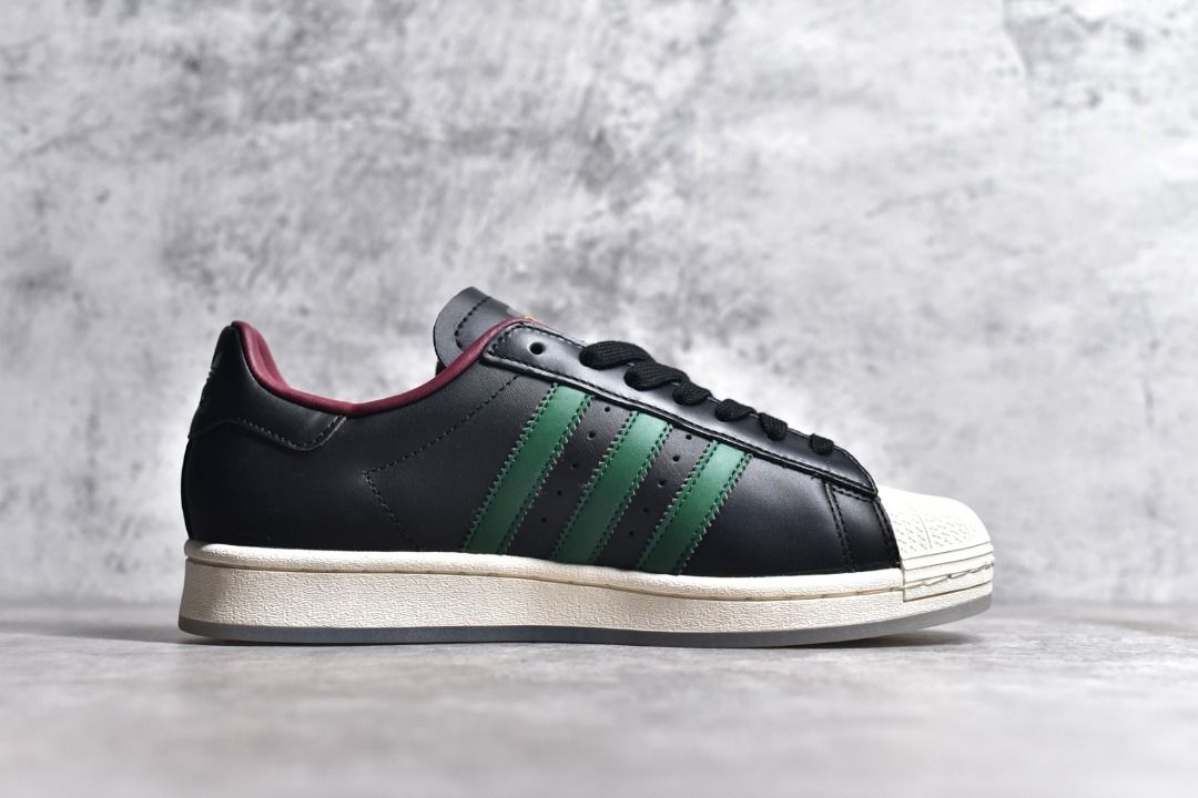 Adidas superstar 80s clearance core black green red