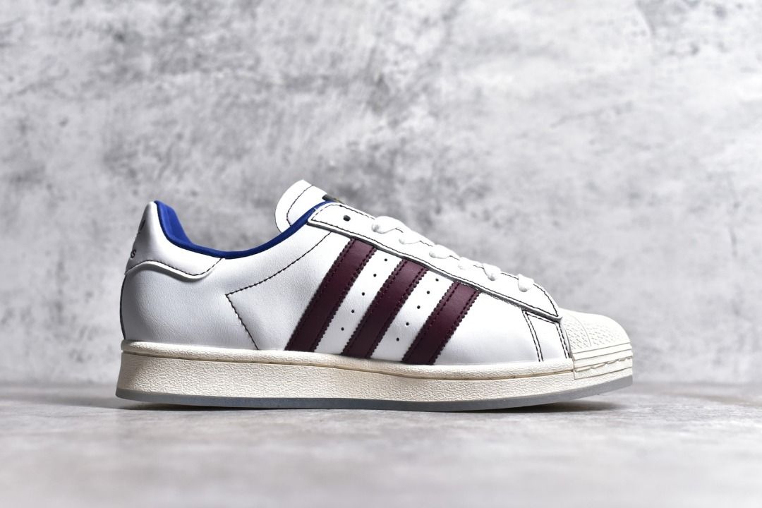 Adidas originals Superstar 82 White Maroon Shoes Men s Fashion