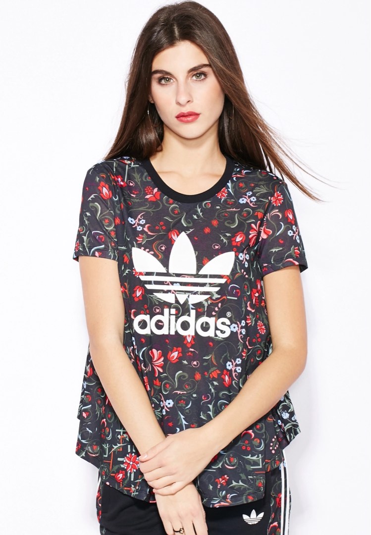 Adidas Originals x Farm Moscow Floral TShirt Women s Fashion