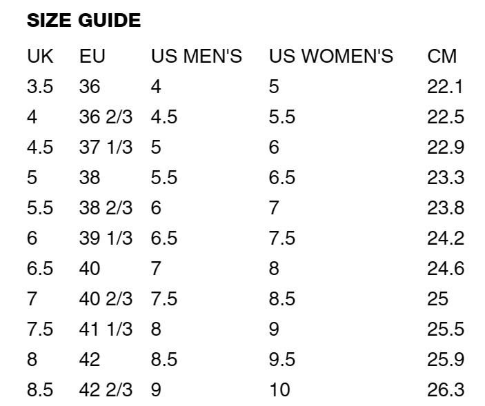 Men's vs. Women's Shoe Sizes - Tall Girls Guide to Fashion