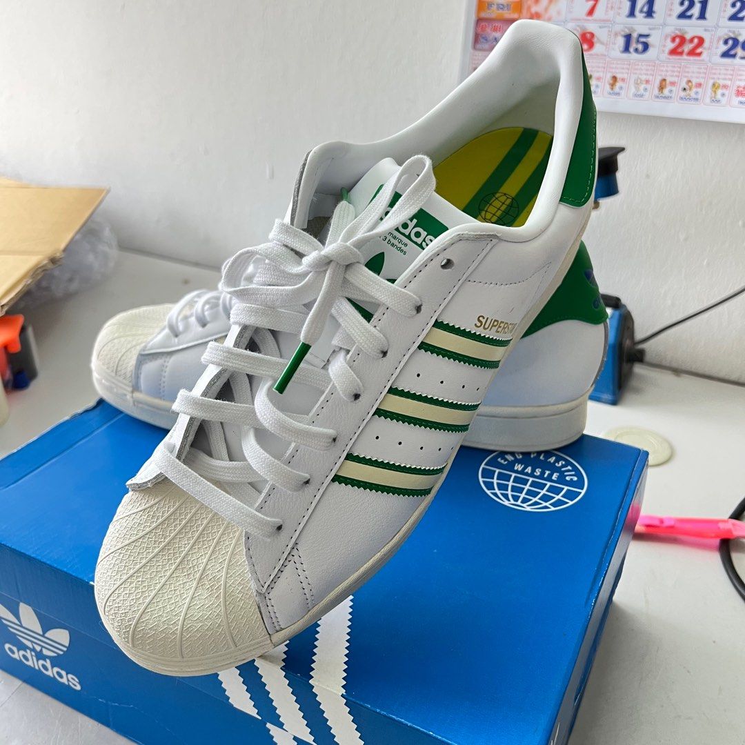 Adidas superstar mens size hot sale 12