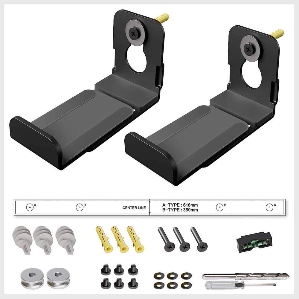 AENTGIU Sound Bar Wall Mount Bracket Universal Speaker Mounting