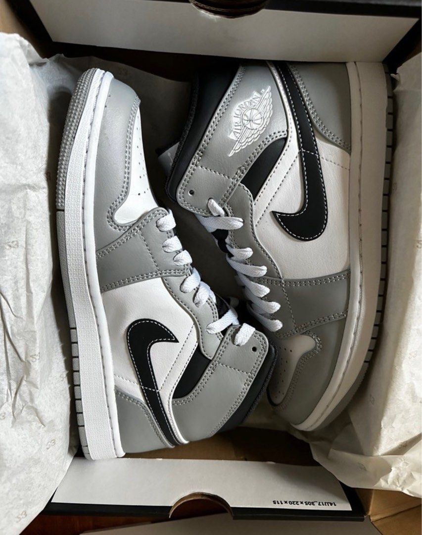 Air jordan sales 1 mid anthracite