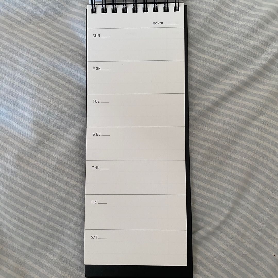 韓國Artbox weekly planner, 興趣及遊戲, 手作＆自家設計, 文具 Carousell