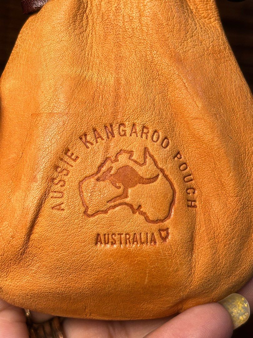 AUSSIE KANGAROO POUCH AUSTRALIA real leather, Luxury, Bags & Wallets on ...