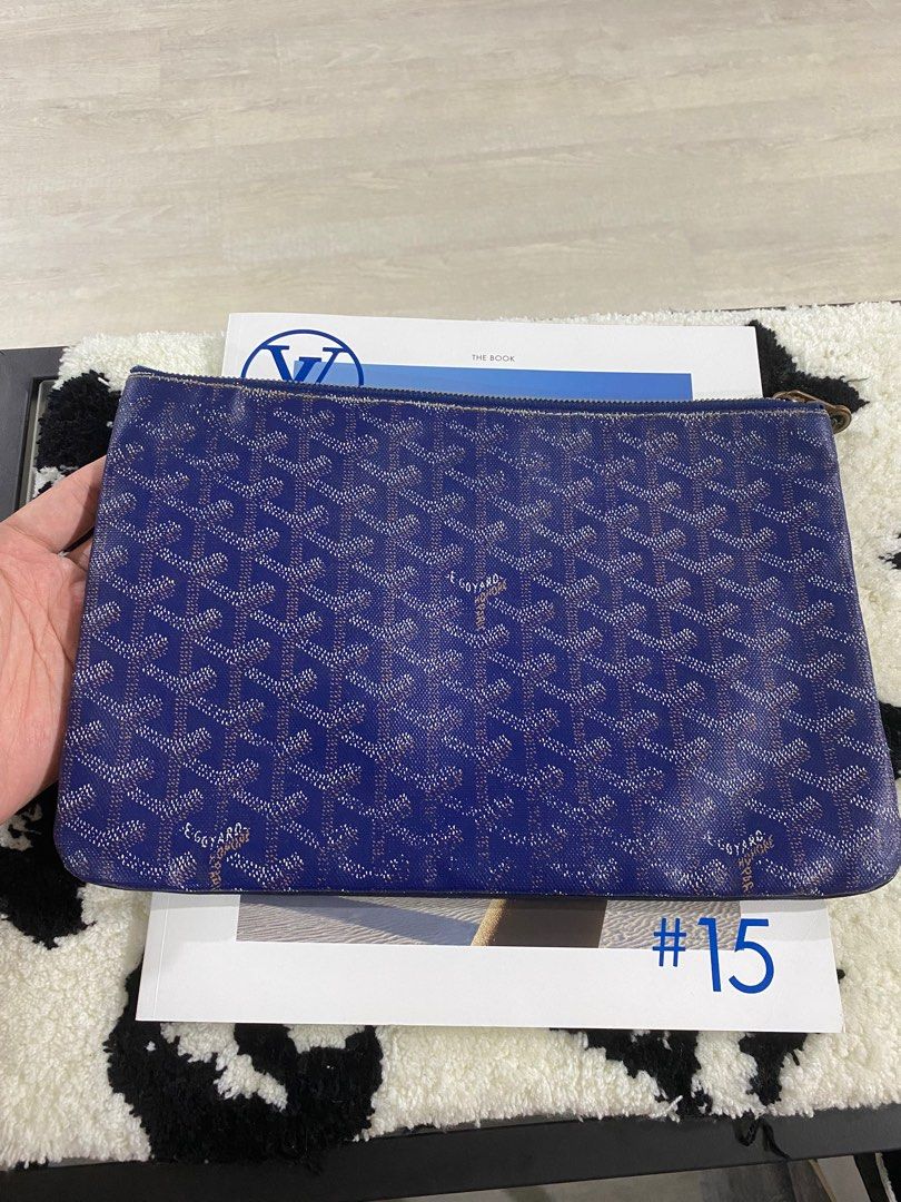 Goyard clutch best sale blue