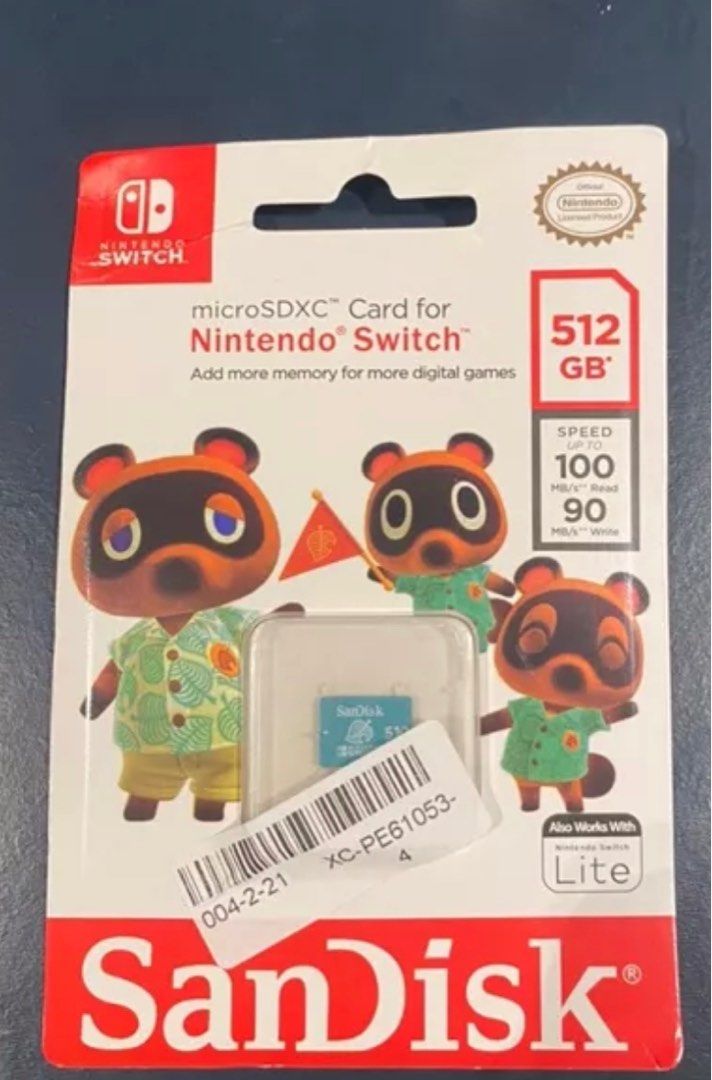Authentic SD card for switch lite and switch, Mobile Phones & Gadgets