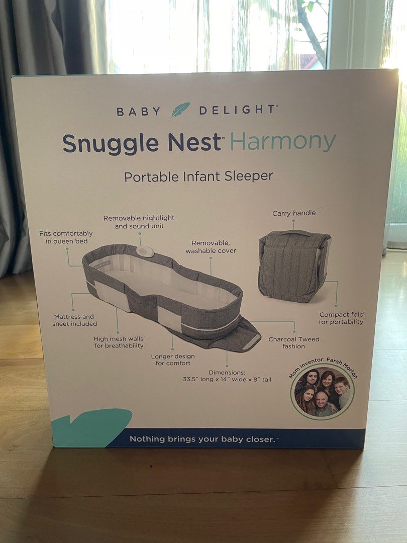 Baby Delight Snuggle Nest Harmony Travel Cot, Babies & Kids, Baby