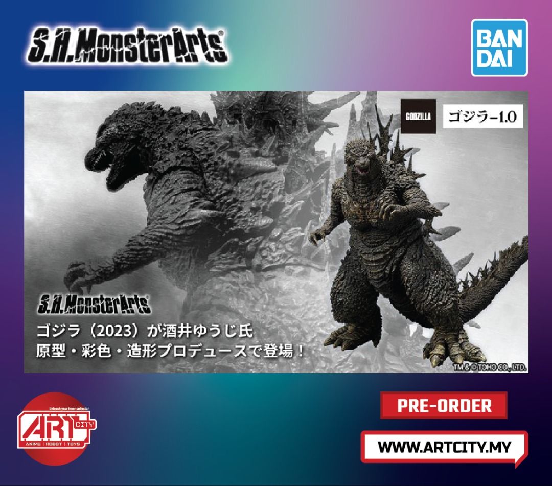 Bandai Shmonsterarts Shm Godzilla 2023 Godzilla Minus One Hobbies And Toys Toys And Games On 4639
