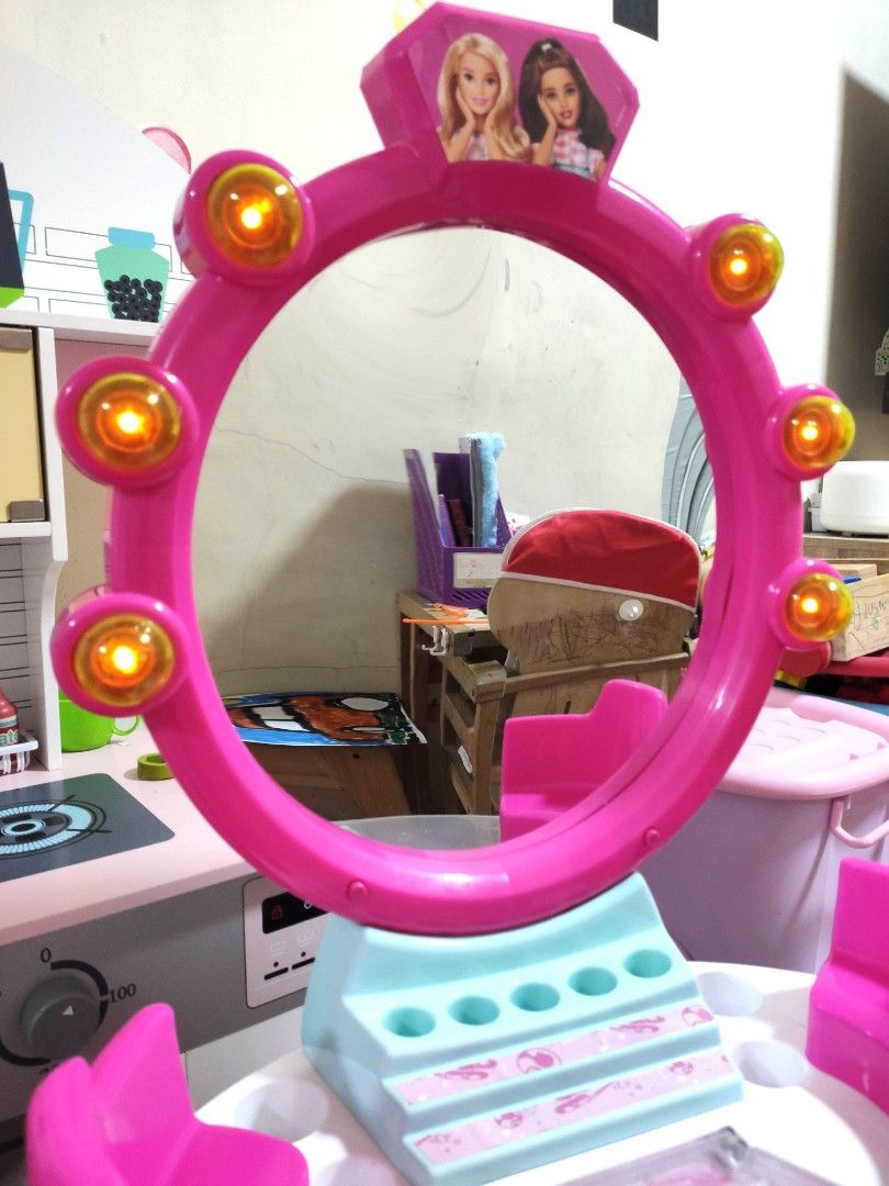 Barbie vanity cheap table argos