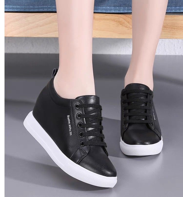 Black Wedges Sneakers
