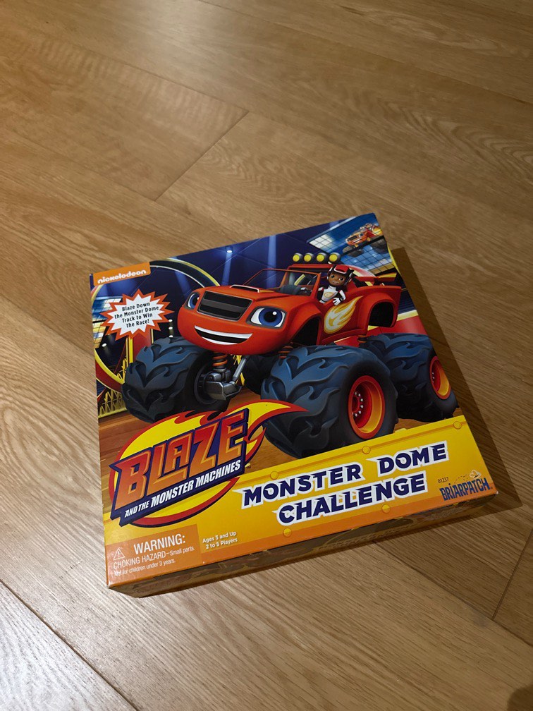 Blaze monster machine - Monster dome challenge board game, Hobbies & Toys, Toys & Games on Carousell
