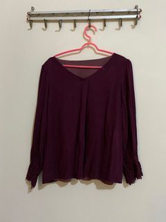 Blouse Maroon