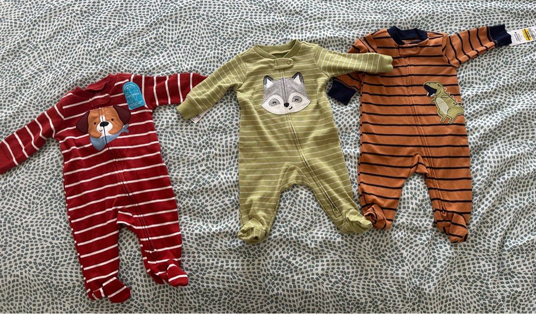 Carters double zipper 2025 pajamas