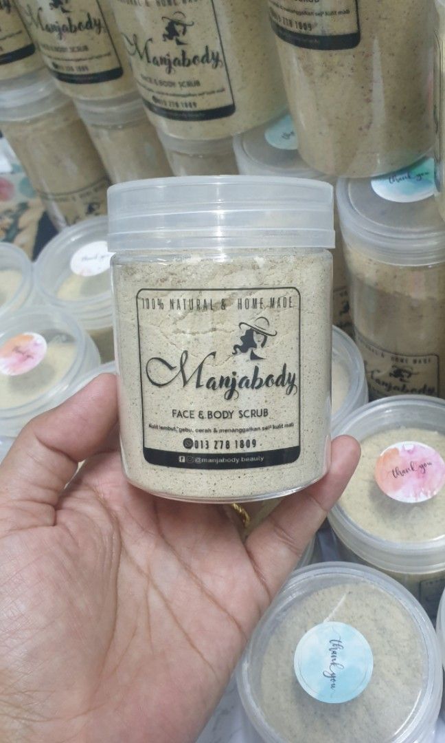 Body scrub & Lulur Scrub Muka, Beauty & Personal Care, Bath & Body
