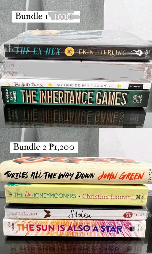 Booktok brand new inheritance games, shadows between us, the ex hex ...