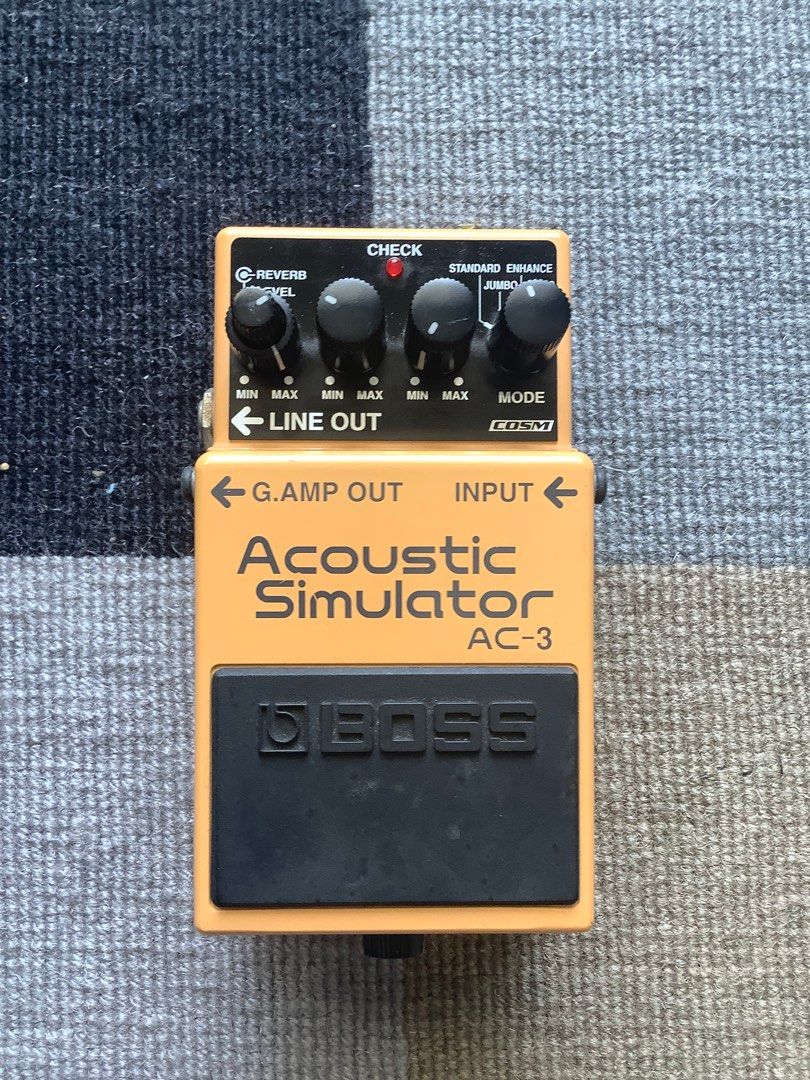 Boss AC3 Acoustic Simulator Guitar Pedal, Hobbies & Toys, Music