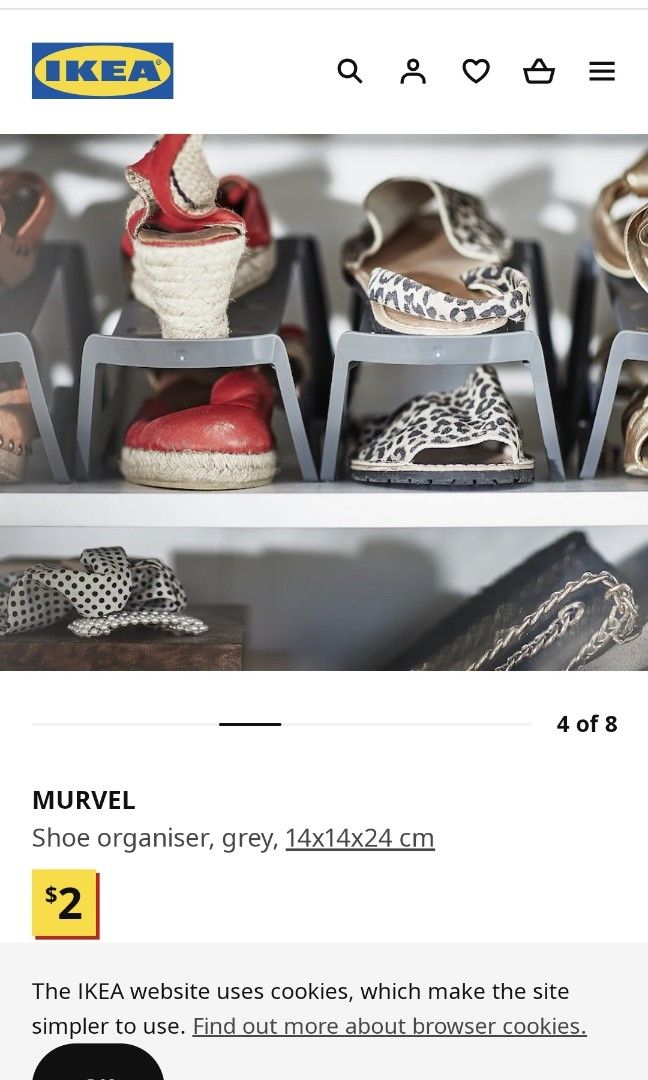 Brand New Ikea Shoe Organizer (Murvel), Furniture & Home Living, Home