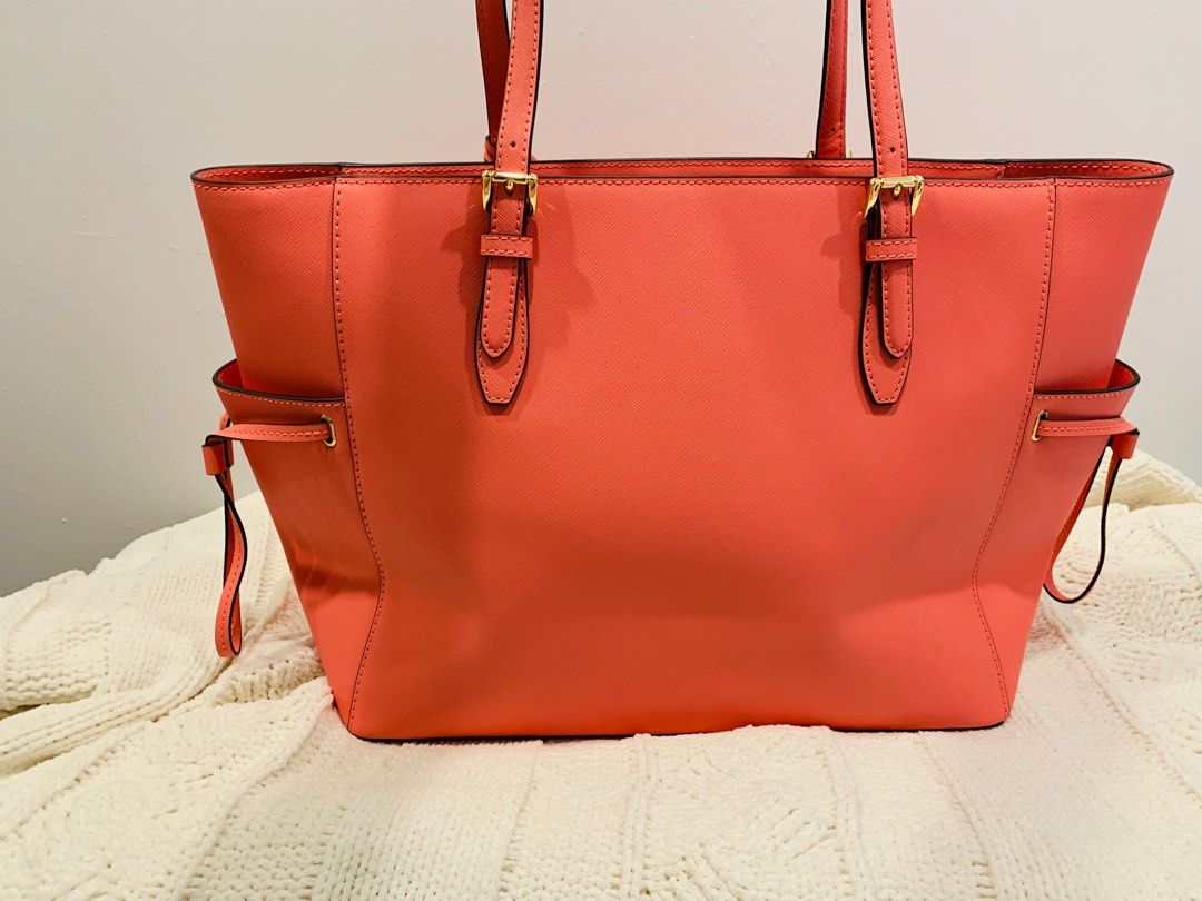 Orange michael kors bag hot sale