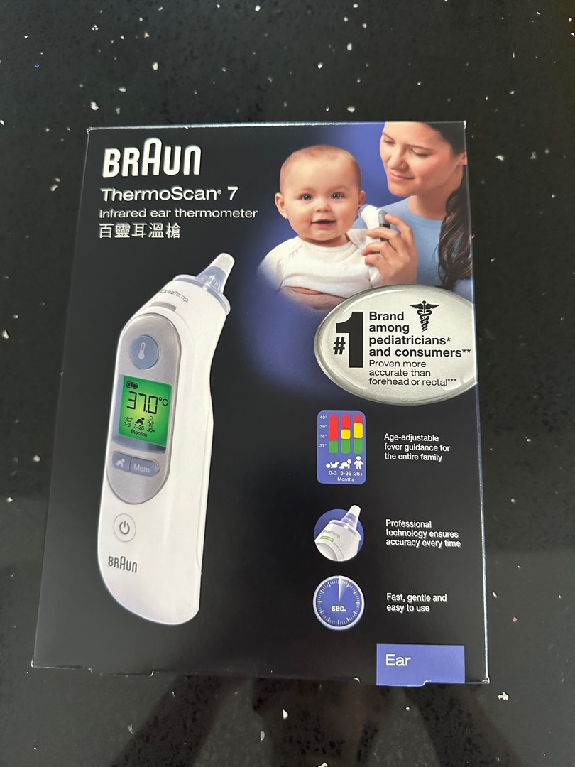 Braun Ear Thermometer, Health & Nutrition, Thermometers on Carousell