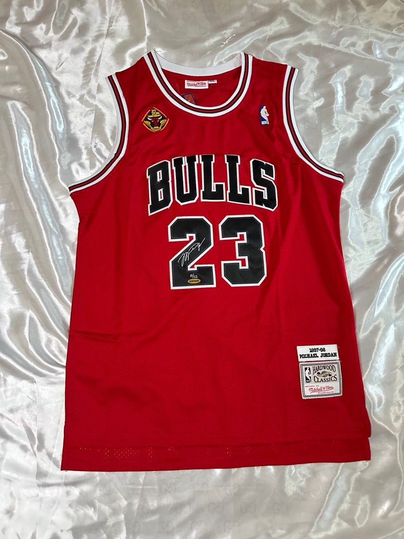 Nike Hardwood Classics Michael Jordan #23 Chicago Bulls Jersey NBA Finals  Sz 50