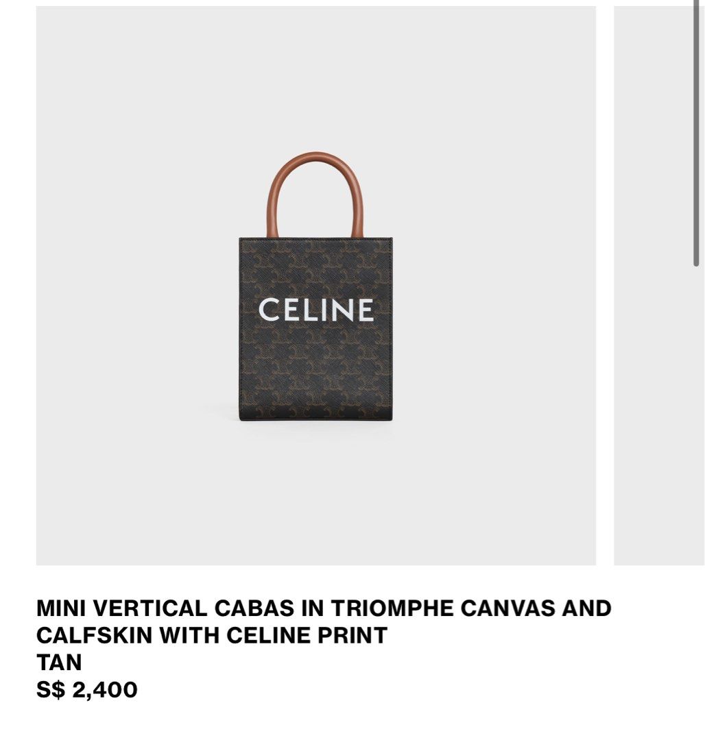 Celine Mini Vertical Cabas Black - BAGAHOLICBOY