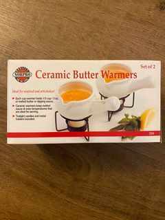 Ceramic butter warmers