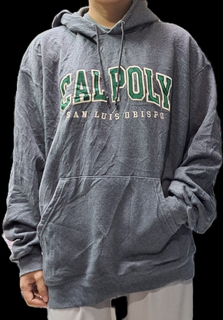 Champion Hoodie CAL POLY San Luis Obispo Large Men s Fashion